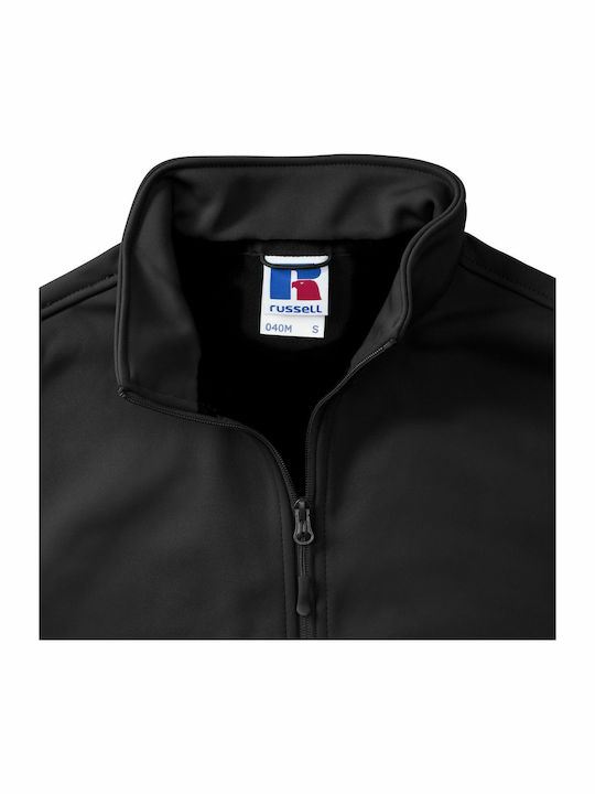Russell Europe Smart Unisex Διαφημιστική Ζακέτα Μακρυμάνικη σε Μαύρο Χρώμα