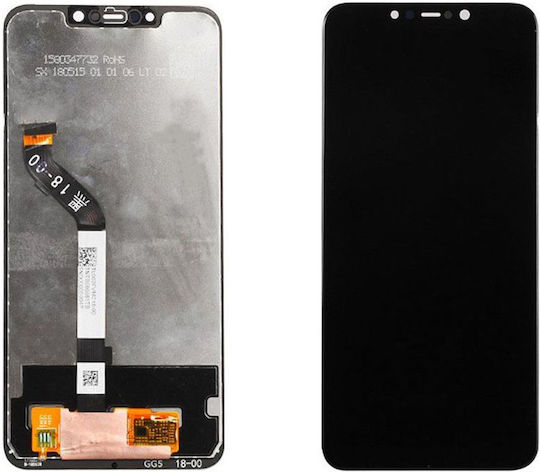 Екран със Сензорен Механизъм за Pocophone F1 (Черен)