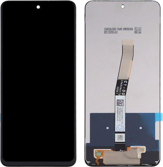 Οθόνη με Μηχανισμό Αφής για Redmi Note 9 Pro / Note 9s (Μαύρο)