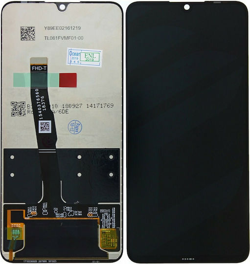 Οθόνη με Front Camera με Μηχανισμό Αφής για Huawei P30 Lite (Μαύρο)