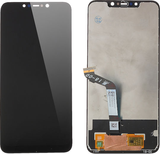Екран със Сензорен Механизъм за Pocophone F1 (Черен)