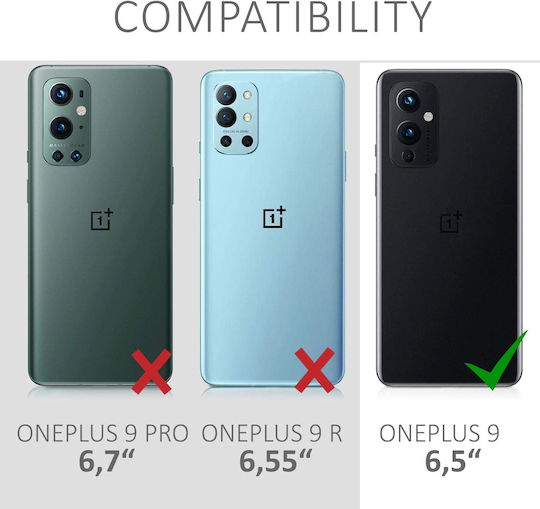 KWmobile Задна корица Силикон с Каишка Прозрачен (OnePlus 9)