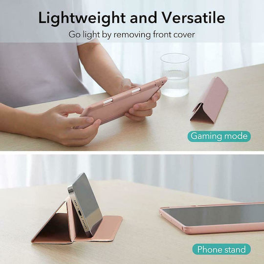 ESR Rebound Hybrid Flip Cover Pink (iPad 2019/2020/2021 10.2'')