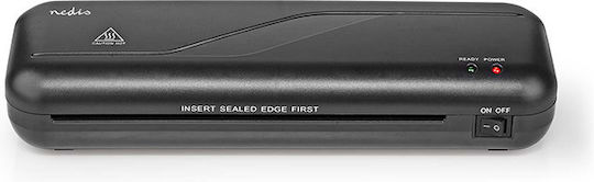 Nedis Laminator Lami112bk4 Desktop for A4 125 Microns