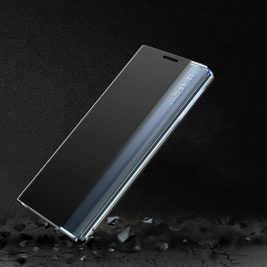 Hurtel Smart View Flip Cover Book Piele artificială / Plastic Negru (Redmi Note 9T)