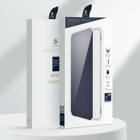 Dux Ducis Skin X Book Δερματίνης Μπλε (Galaxy A02s)