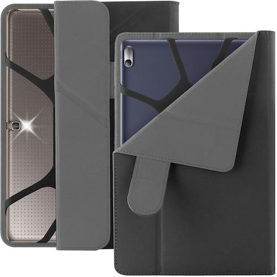 Puro Easy Flip Cover Δερματίνης Μαύρο (Universal 10")