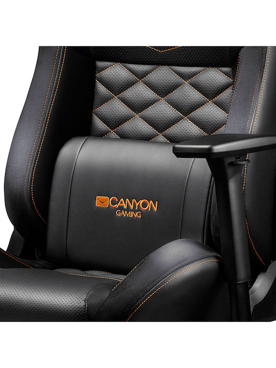 Canyon Nightfall GС-7 Καρέκλα Gaming Δερματίνης με Ρυθμιζόμενα Μπράτσα Μαύρη