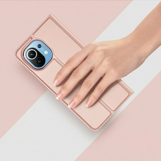 Dux Ducis Skin Pro Book Δερματίνης Μαγνητικό Ροζ (Xiaomi Mi 11)