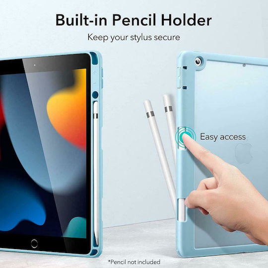 ESR Rebound Hybrid Flip Cover Frosted Blue (iPad 2019/2020/2021 10.2'')