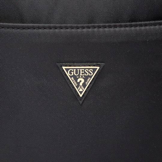 Guess Triangle Logo Backpack Τσάντα Μαύρη (Universal 10")