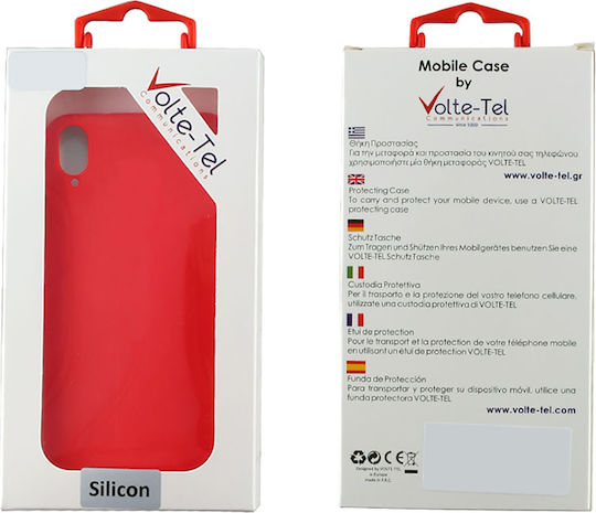 Volte-Tel Camera Guard Back Cover Σιλικόνης Κόκκινο (Realme C11 2021)