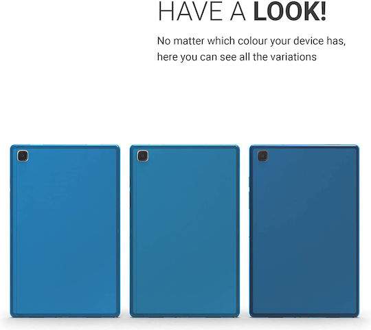 KWmobile Crystal Back Cover Blue / Transparent (Galaxy Tab A7 2020/2022) 53381.04