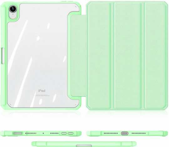 Dux Ducis Toby Flip Cover Δερματίνης Πράσινο (iPad mini 2021)