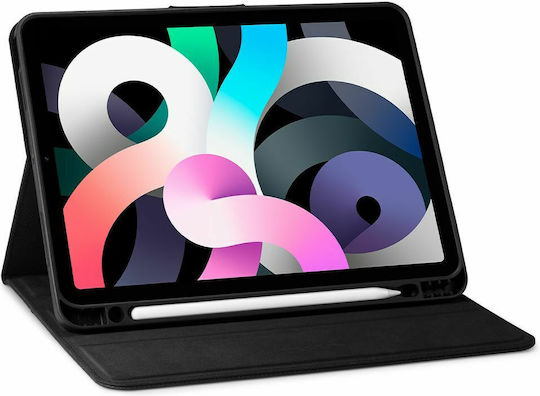 Spigen Liquid Air Folio Klappdeckel Schwarz für iPad Air 2020/2022