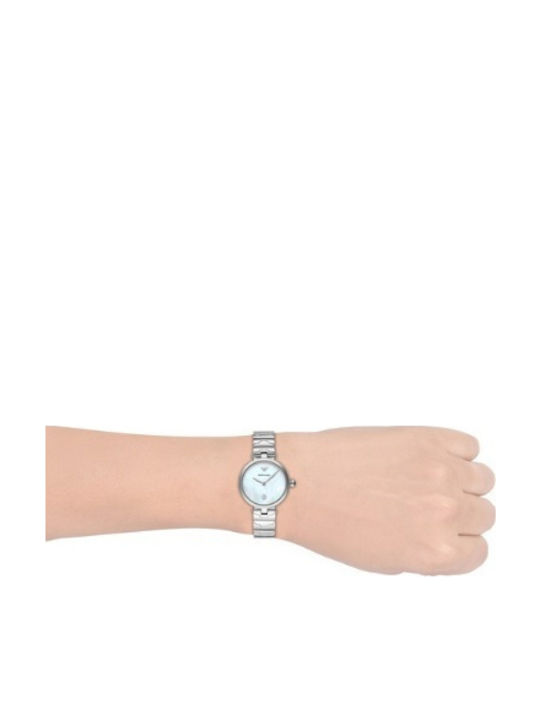 Emporio Armani Arianna Womens Watch 32mm Battery With Silver Steel Bracelet