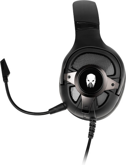Kruger & Matz Warrior GH-100 Pro Über Ohr Gaming-Headset mit Verbindung 3,5mm / USB Schwarz