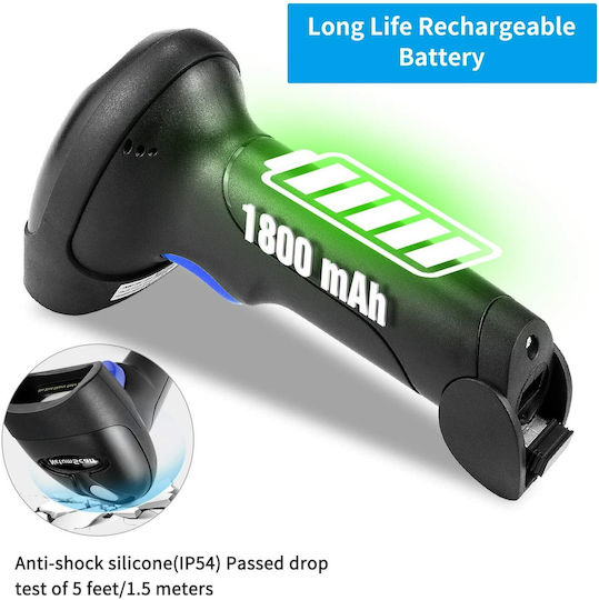 Netum Handheld Scanner Wireless with 1D Barcode Reading Capability
