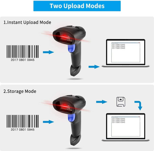 Netum Handheld Scanner Wireless with 1D Barcode Reading Capability