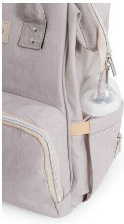 Kikka Boo Diaper Bag Siena Grey 27x21x42cm.