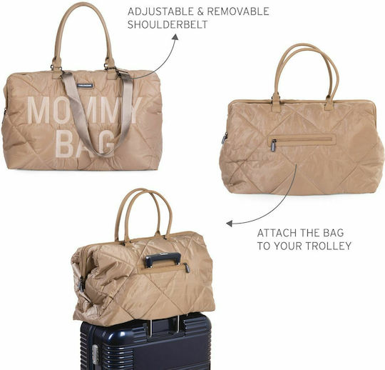 Childhome Shoulder/Hand Diaper Bag Mommy BR75832 Beige 55x30x40cm.