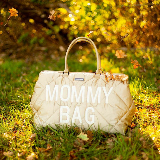 Childhome Shoulder/Hand Diaper Bag Mommy BR75832 Beige 55x30x40cm.