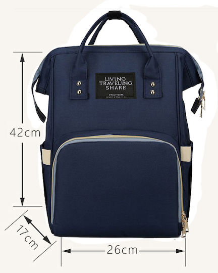 Fiko Diaper Bag L.T.S. Blue 26x16x42cm.