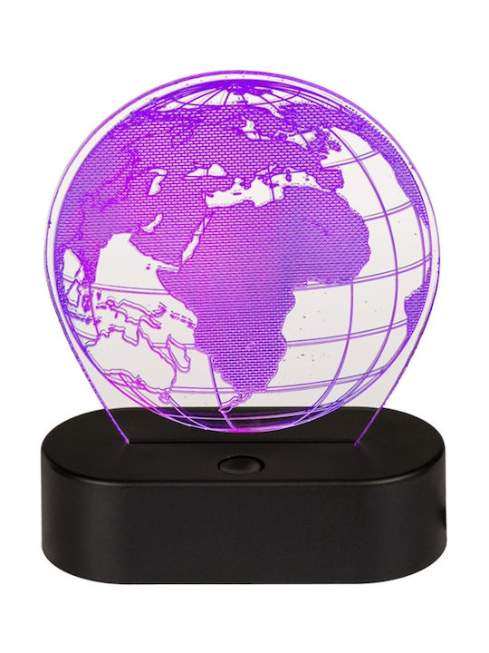 Out of the Blue Decorative Lamp 3D Illusion Black