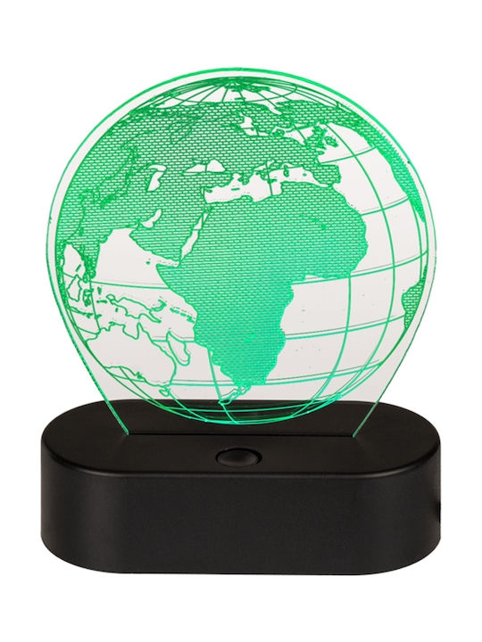 Out of the Blue Decorative Lamp 3D Illusion Black