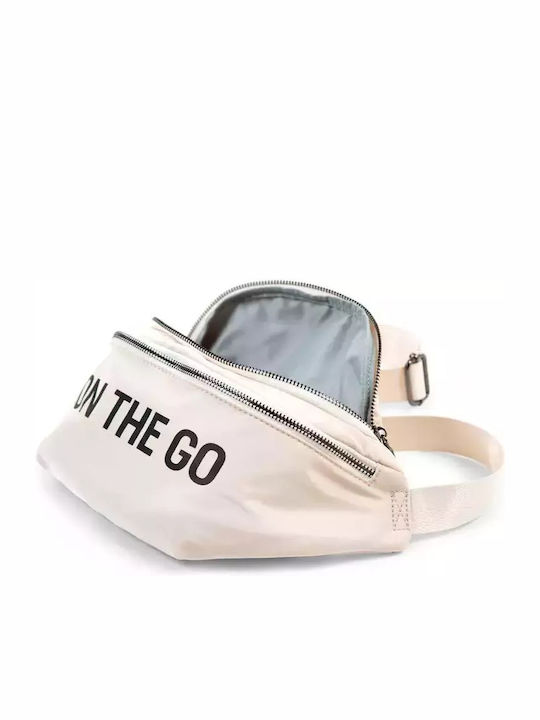 Banana On the Go Γυναικείο Τσαντάκι Μέσης Μπεζ