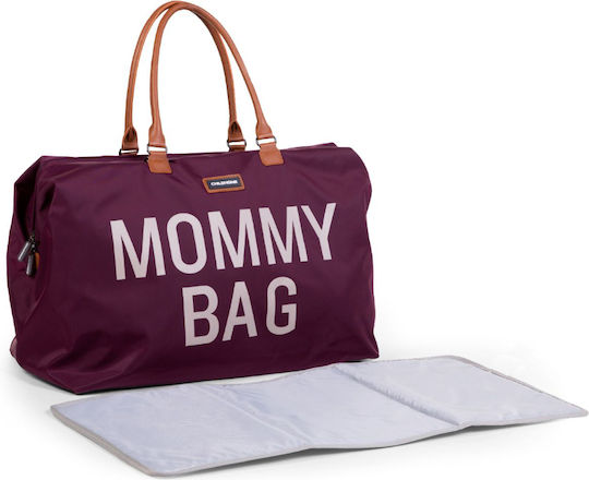 Childhome Τσάντα Μαιευτηρίου Ώμου/Χειρός Mommy Aubergine 55x30x40εκ.
