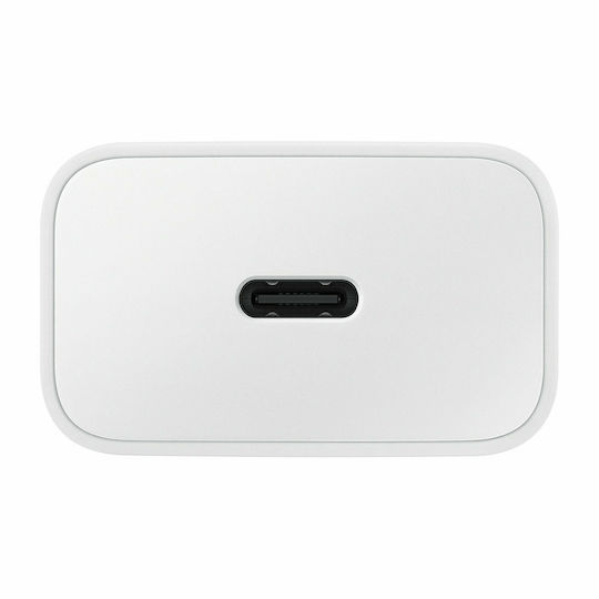 Samsung Charger with USB-C Port and Cable USB-C - USB-C 15W Power Delivery Whites (EP-T1510X)