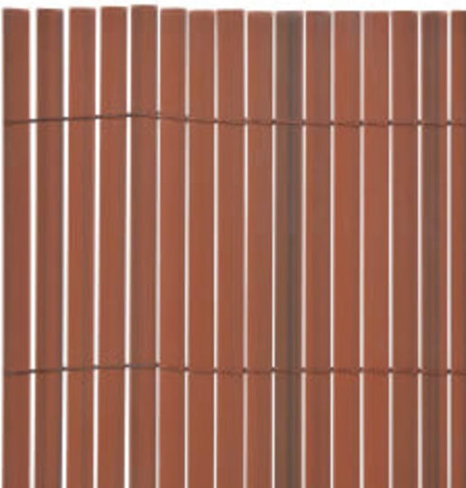 vidaXL Plastic Bamboo Fencing 1.1x3m