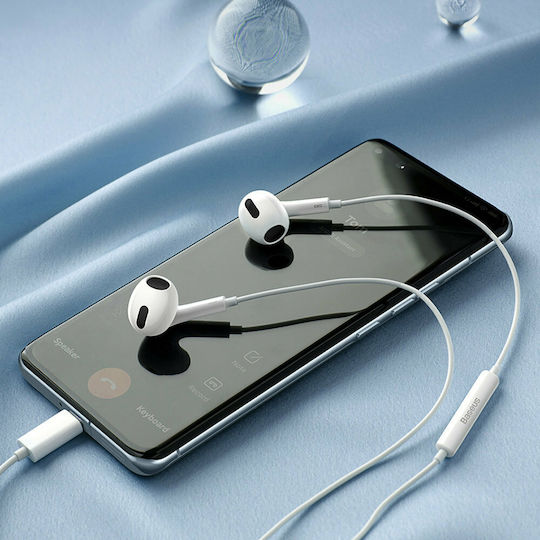 Baseus Encok C17 In-ear Handsfree with USB-C Connector White