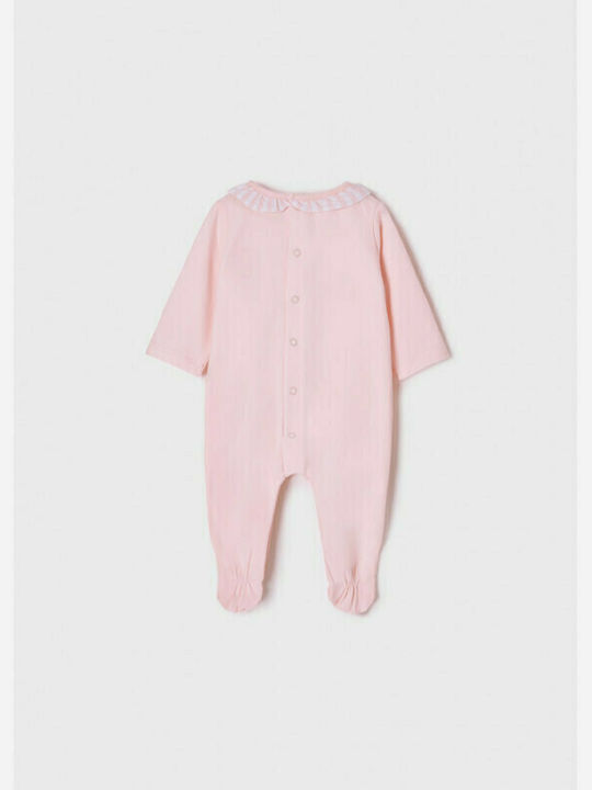 Mayoral Baby Bodysuit Set Long-Sleeved Pink