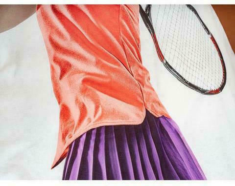 Snurk Tennis Set Kids Duvet Cover Single with Pillowcase Multicolored 140x200cm