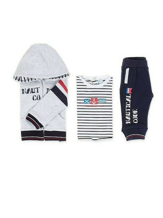 Losan Kids Set with Pants Winter 3pcs Gray