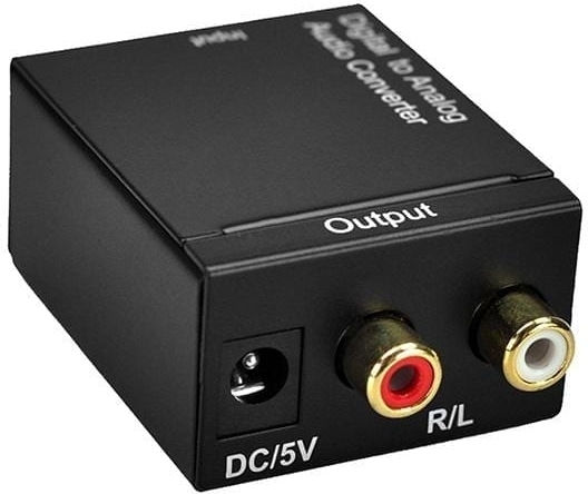 Convertor RCA 2x femelă în RCA / Toslink feminin 1buc