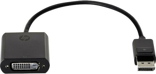 HP Converter DisplayPort male to DVI-D female 1pcs FH973AA