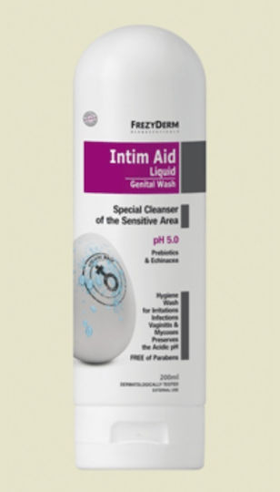 Frezyderm Intim Aid pH 5 Intimate Area Cleansing Liquid with Probiotics & Echinacea 200ml