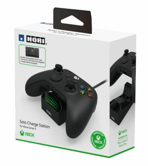 Hori Solo Charge Station Βάση Φόρτισης για 1 χειριστήριο Xbox Series X/S Μαύρη AB09-001U