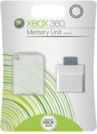 Microsoft Memory card for Xbox 360 in White color