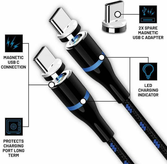 Stealth Twin Magnetic Play & Charge Cables 2 x 3m PS5