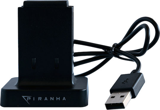Piranha Switch Dual Charger Stație de încărcare pentru 2 controllere Switch Negru