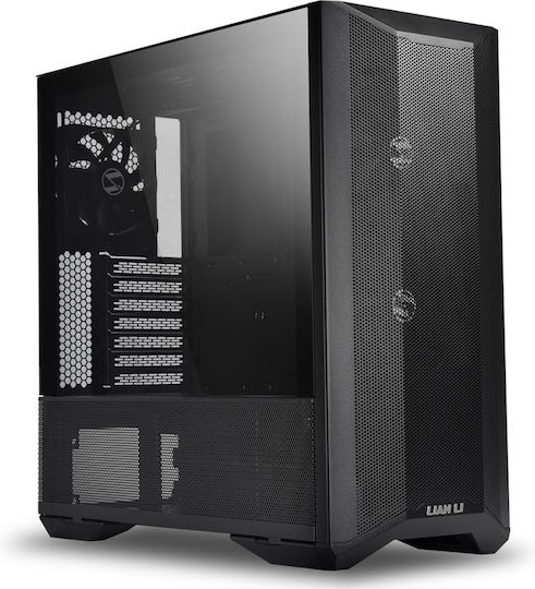 Lian Li Lancool II Mesh Performance Gaming Midi Tower Κουτί Υπολογιστή με Πλαϊνό Παράθυρο Μαύρο