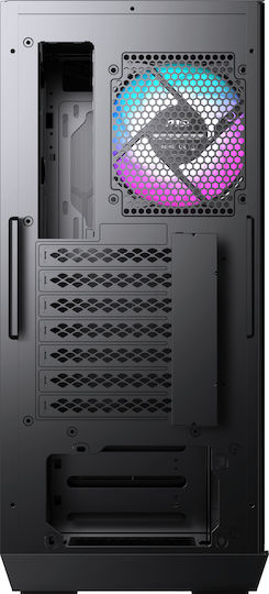 MSI MPG Gungnir 110R Gaming Midi Tower Κουτί Υπολογιστή με Πλαϊνό Παράθυρο και RGB Φωτισμό Μαύρο