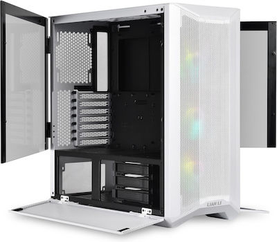 Lian Li Lancool II Mesh RGB Jocuri Middle Tower Cutie de calculator Alb