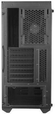 CoolerMaster Masterbox MB600L Midi Tower Κουτί Υπολογιστή με Πλαϊνό Παράθυρο Γκρι