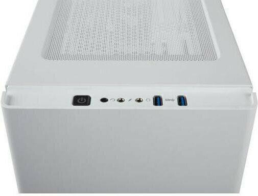 Corsair Carbide 275R Tempered Glass Gaming Midi Tower Computer Case with Window Panel White