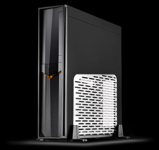 Silverstone RVZ02 Gaming Mini Tower Κουτί Υπολογιστή με Πλαϊνό Παράθυρο Μαύρο
